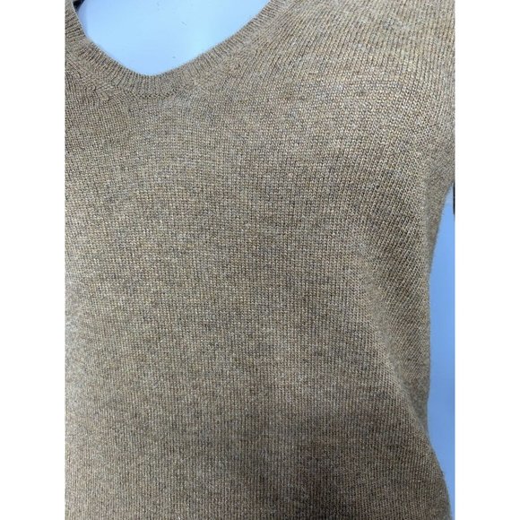 J CREW Women’s XS Brown Crew Sweater Wool/Rabbit Hair/Cashmere Blend V-N… - Picture 5 of 6